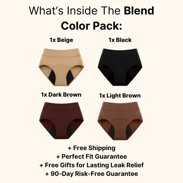 💖Last Day 50% OFF|LBMLBM™ 100% Leak-Proof Underwear 4-pack🌸