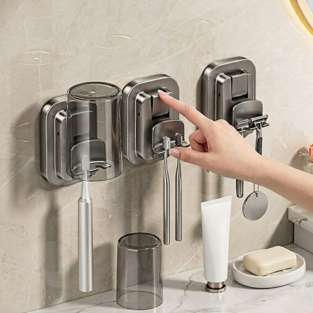 Toothbrush & Cup Organizer Set