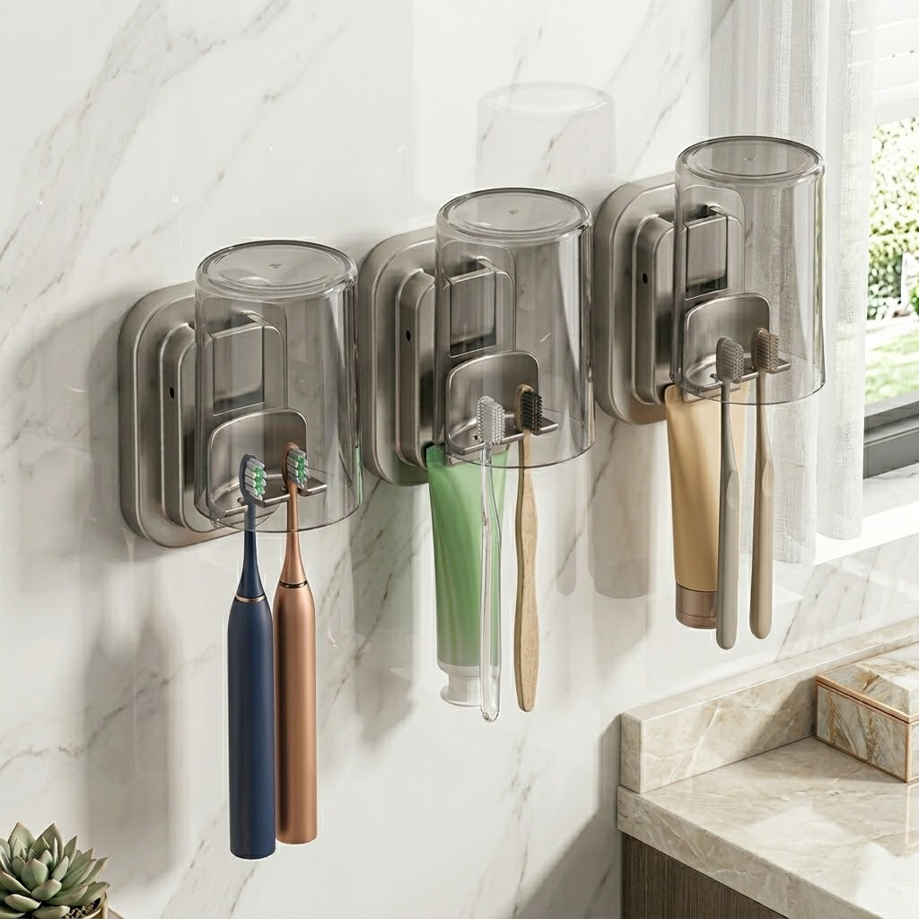Toothbrush & Cup Organizer Set
