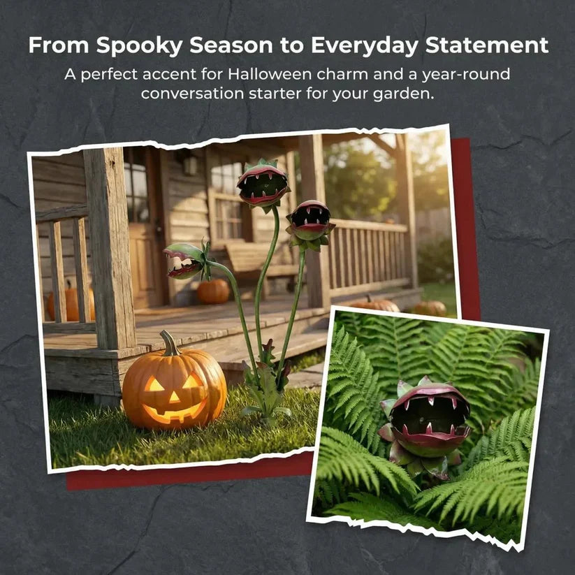 [LAST DAY 49% OFF] The "Shy Bug-Eater" Carnivorous Plant Garden Decor