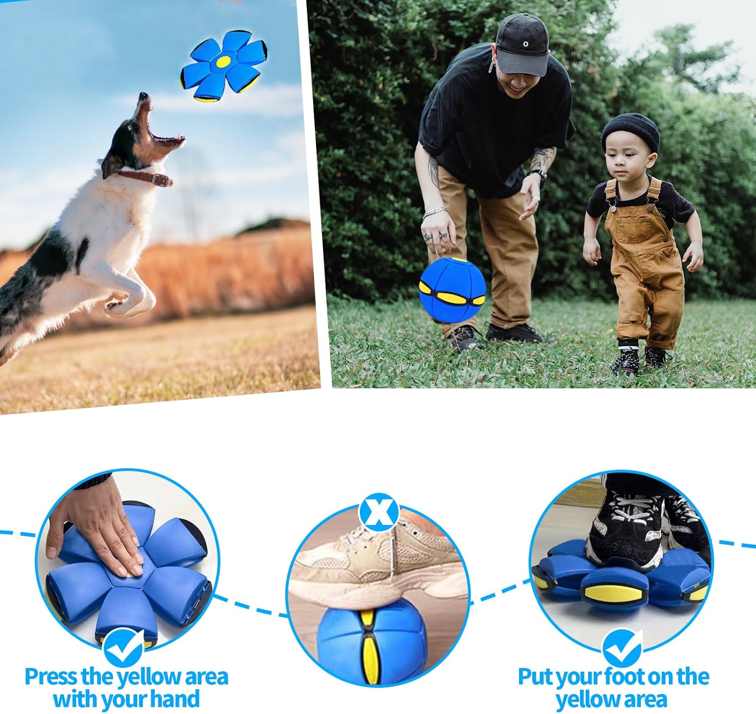 🔥Kids’ Magic Metaball — bouncy ball & flying saucer for family and pets