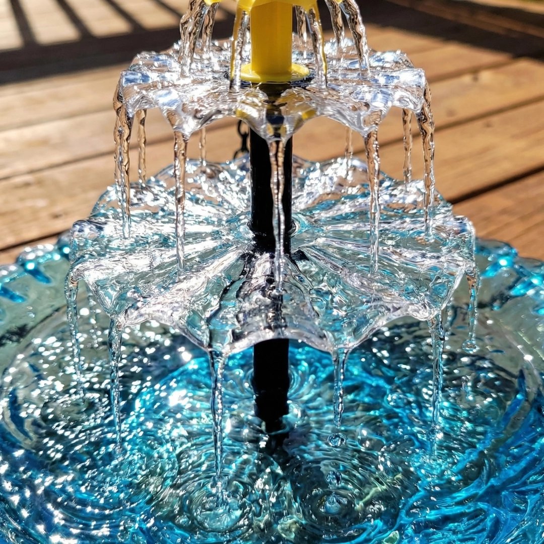 ✨2026 Spring special offer 49% off-🐦Solar Cascade Hanging Bird Bath Fountain