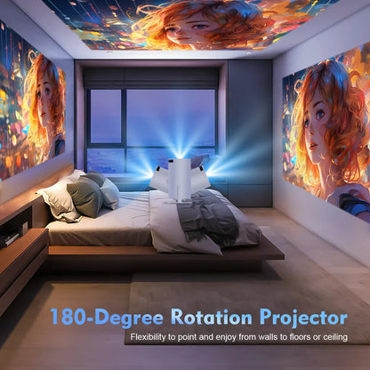 Cinematic Projector Portable Home Theater