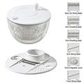 Large Capacity Multi-Function Salad Spinner