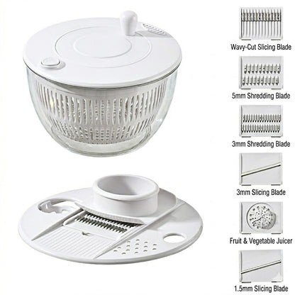 Large Capacity Multi-Function Salad Spinner