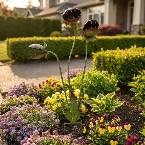 [LAST DAY 49% OFF] The "Shy Bug-Eater" Carnivorous Plant Garden Decor