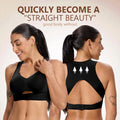 [Postural correction] Women's Beige Wireless Bra, Soft Breathable Non-removable Moulded Cups