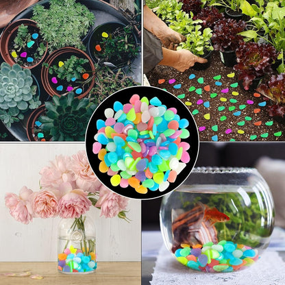 💥LAST DAY SALE 71%OFF💥🌈Colorful Glow-in-the-Dark Garden Stones