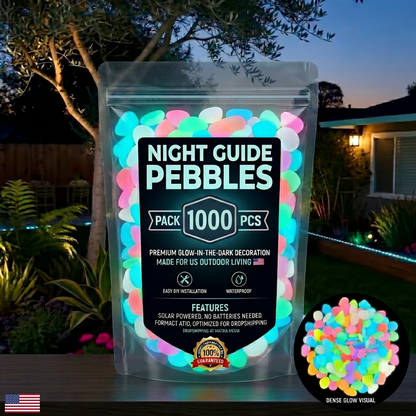 💥LAST DAY SALE 71%OFF💥🌈Colorful Glow-in-the-Dark Garden Stones