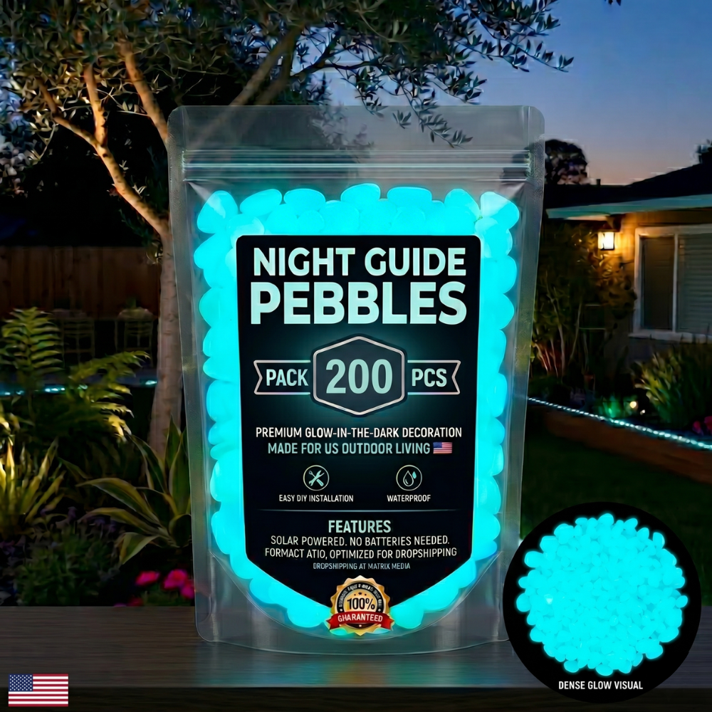 💥LAST DAY SALE 71%OFF💥🌈Colorful Glow-in-the-Dark Garden Stones