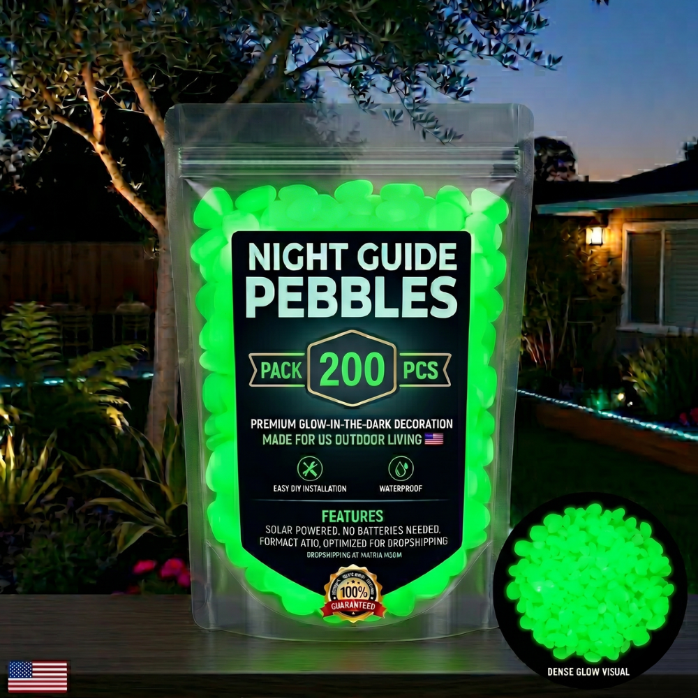 💥LAST DAY SALE 71%OFF💥🌈Colorful Glow-in-the-Dark Garden Stones