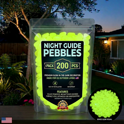 💥LAST DAY SALE 71%OFF💥🌈Colorful Glow-in-the-Dark Garden Stones