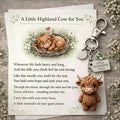 🐮A Little Highland Cow For You Keychain: Your Daily Reminder of Quiet Strength 🐮