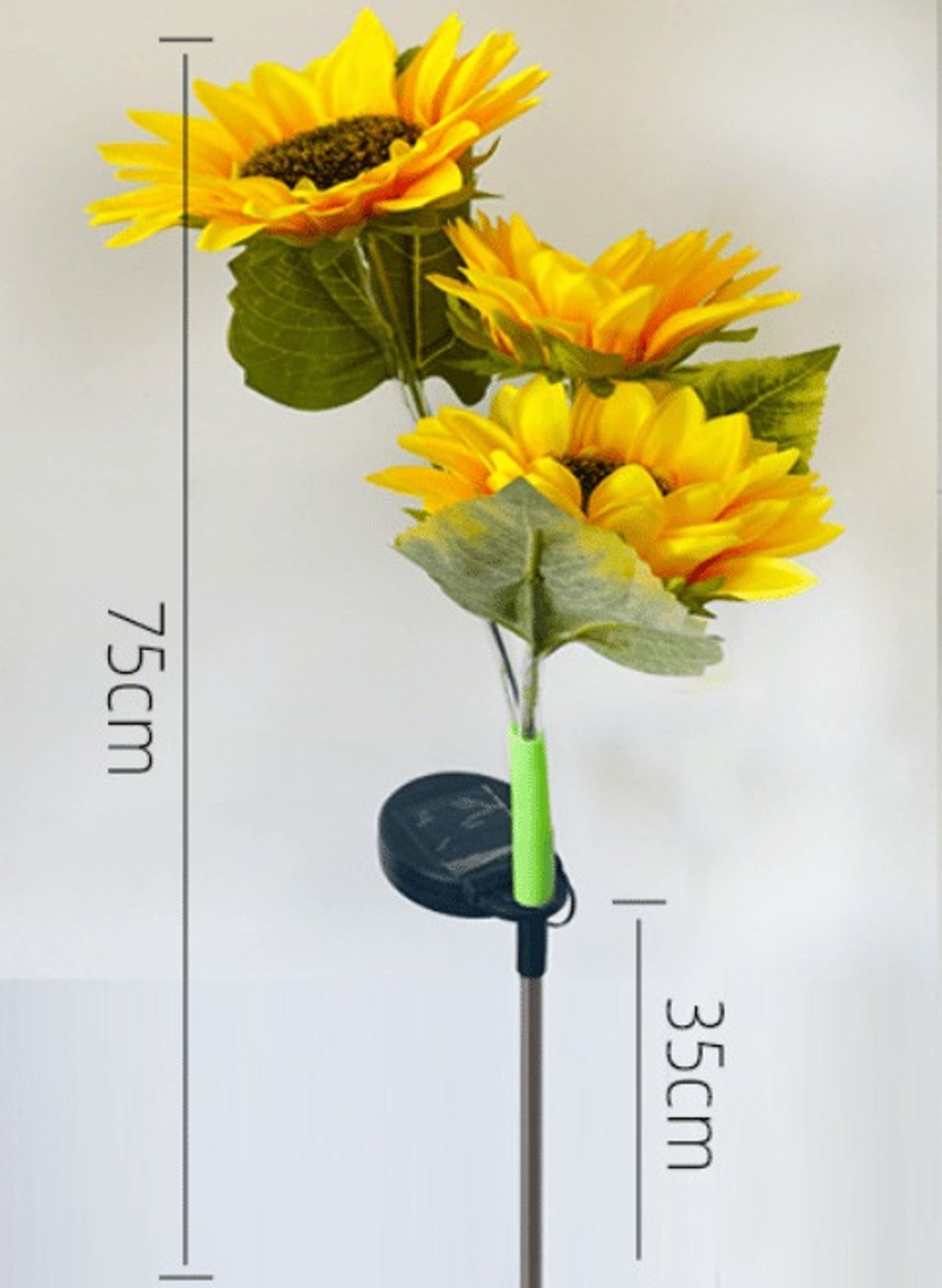 🌞Valentine's Day - Solar LED Sunflower Garden Lights - 29.6inch/75cm